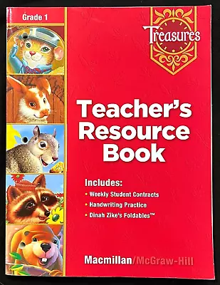 1st Grade - TREASURES - TEACHER'S RESOURCE BOOK (Teacher Edition)  (2006) • $24.99