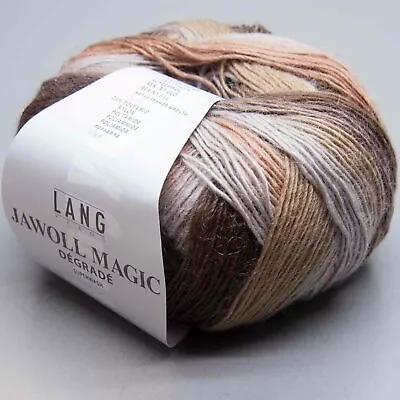 Lang Yarns Jawoll Magic Degrade 68 - Ll 1312 4/12ft/3.5oz - Needle Thickness • $9.63