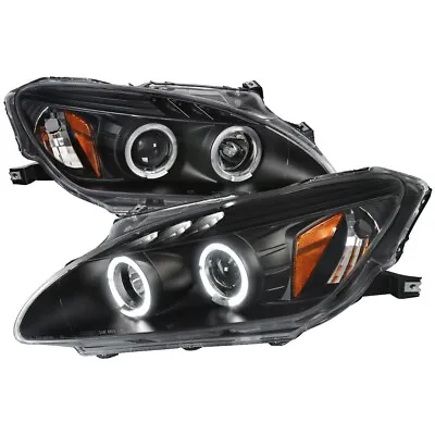 Black Housing Projector Headlight W/ LED Halos For 2000-03 Honda S2000 S2K AP • $254
