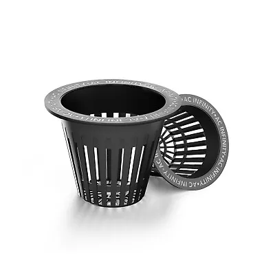 Hydroponic Net Cups 2-Inch Slotted Net Pots With Ribbed Mesh Wide Lips 50-Pack • $16.99