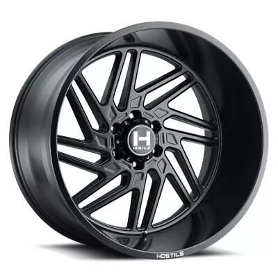 20x10 Hostile H116 Jigsaw Asphalt (Matte Black) Wheel 6x135 (-19mm) • $360