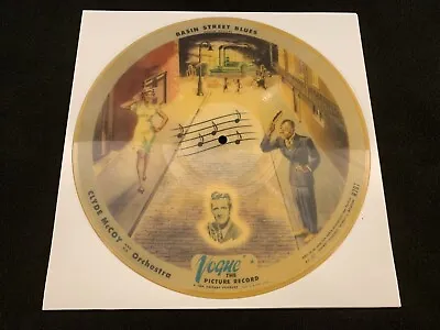Clyde McCoy And His Orch.  Sugar Blues  1946 Vogue 10  78 RPM Picture Disc R707  • $30