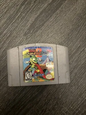 Chameleon Twist 2 N64 Game Nintendo 64 Authentic Cartridge Cart Video Original • $45.99