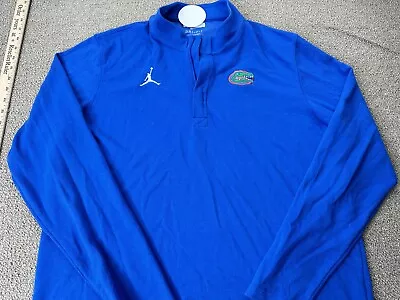 Florida Gators Team Issued Quarter Zip Pullover Jacket XL University Football • $52.49