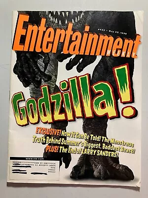 Entertainment Weekly #433 May 22 1998 Godzilla Larry Sanders Vtg • $10.25