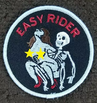 EASY RIDER SKULL OUTLAW Biker MOTORCYCLE PATCH  Sew On • $12.21