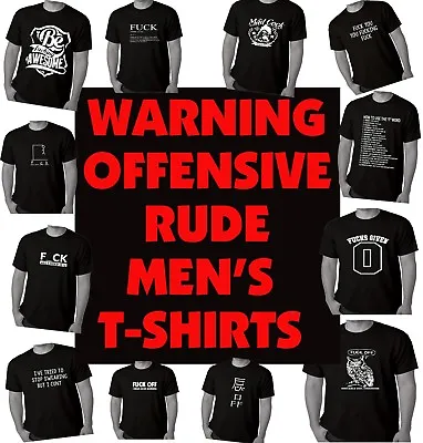 Funny T Shirts T Shirt Offensive Party Tshirt Rude Tshirts Mens Black Men's Tee  • $24.95