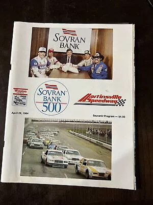 NASCAR Martinsville Speedway Sovran Bank 500 1984 • $10