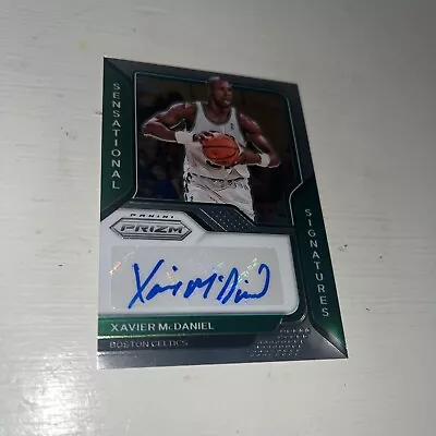 2020-21 Prizm Sensational Signature Xavier McDaniel Auto Boston Celtics • $6.49