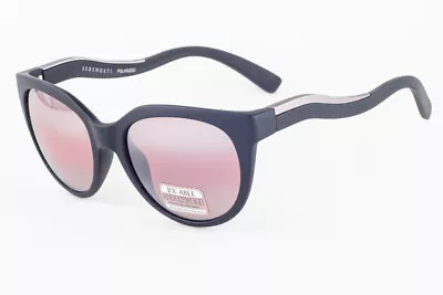 $229 • Buy Serengeti LIA Satin Black & Silver / Polarized Sedona Bi Mirror Sunglasses 8575