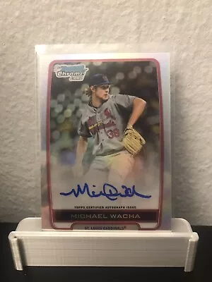 2012 Bowman Draft Chrome Auto Refractor Michael Wacha #BCA-MW  Rookie • $25