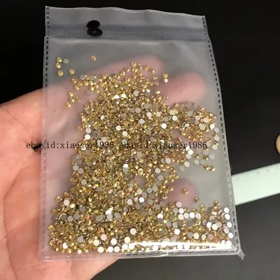 288 1440pcs Bright Gold Rhinestones Flatback Gems For Nails Clothes Craft Decor • $3.90