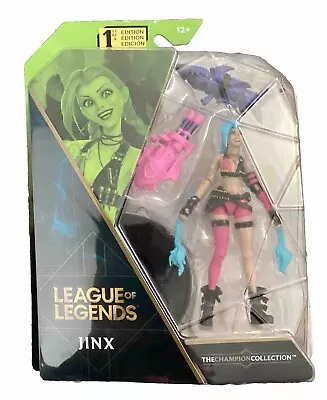 League Of Legends The Champion Collection 4in Jinx Collectible Figure Accessory • £0.99