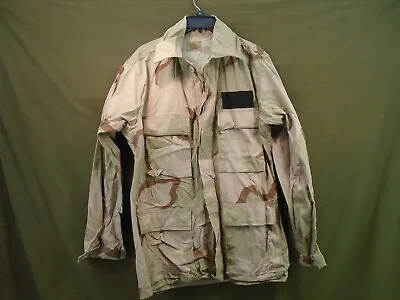 US Military USAF 3 Color Desert DCU Coat Shirt Twill Small Regular 1991 85-L • $29.95
