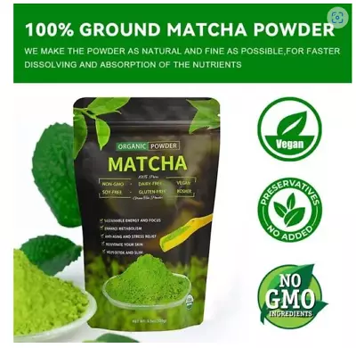 Organic Matcha Green Tea  Powder Unsweetened 100% Natural 3.5OZLatte & Tea • $10.99