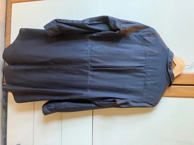 £3.19 • Buy Vintage Levi Dark Blue Shirt Dress, Size M.  Cotton And Silk.