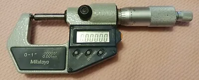 Mitutoyo 342-361-30 0-1 In 30 Degree Digital Point Micrometer • $65