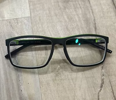 Morel France LIGHTEC Glasses Black Green Rectangular Lenses 2962s 54 15 • $38