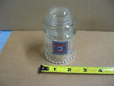 Vintage Western Pacific Railroad WPRR Hemingray Glass Insulator USA As Found • $9.99