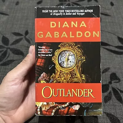 Outlander By Diana Gabaldon (Paperback) Time Travel Pocket Book Clock Cover GC • $7.75