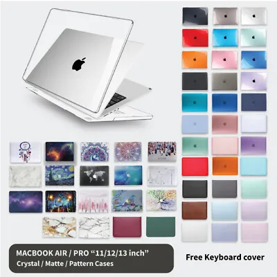 $16.69 • Buy Crystal Matte Pattern Hard Case Shell For MacBook Air 11 Inch 13  Retina Pro