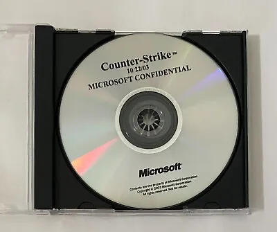 Counter-Strike Review Version - Microsoft Xbox Rare 2003 Valve Pre-release Code • $199.99