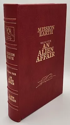 L. Ron Hubbard Mission Earth Vol 4 An Alien Affair LEATHER Limited 1st Edition • $58.77
