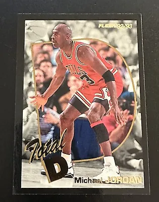 1992-93 Fleer Total D #5 Michael Jordan Sharp Rare Card! SOLID CONDITION! • $189