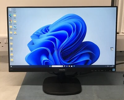 Philips 243V7Q 24  FHD IPS LED Frameless Widescreen  Monitor HDMI DVI-D VGA • £65