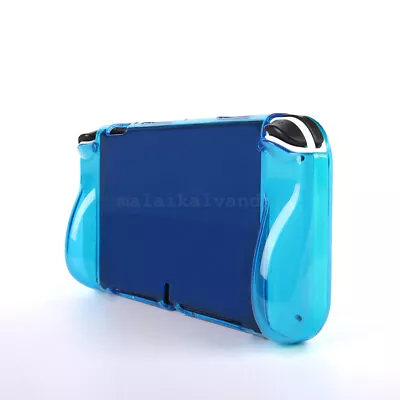 Clear TPU Case Protective Full Cover Soft Shell Grip For Nintendo Switch OLED • $22.32