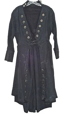 Handmade Steampunk Gothic Medieval Cosplay Halloween Costume Coat Jacket Goth • $119.96