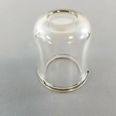Vintage Fuel Filter Sediment Glass Bowl 2 1/16  OD X 2 1/4  H  • $23.99