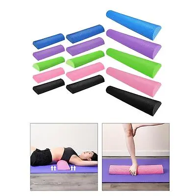 $18.33 • Buy 30/45/60cm Half Round EVA Massage Foam Roller Yoga Pilates Fitness Blocks