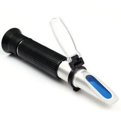 Portable Handheld Refractometer Salinity Test Marine Reef Hydrometer (0-100%) • £47.33