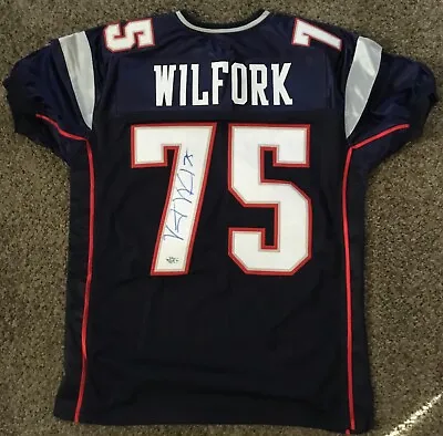 Vince Wilfork New England Patriots Autographed Jersey COA • $159