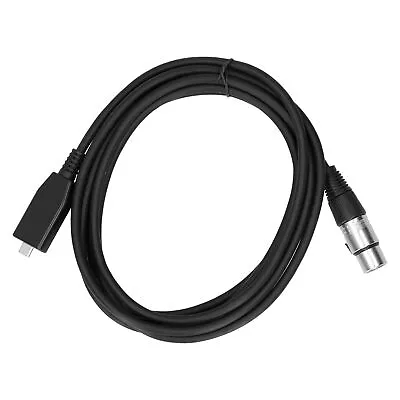 Type-C Male To XLR Female Microphone USB Mic Link Cable Cord Adapter Converter • £10.24