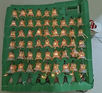 Vintage Musical Christmas Bells 51 Lights Flashing Chasing Missing 9 Bells Video • $125