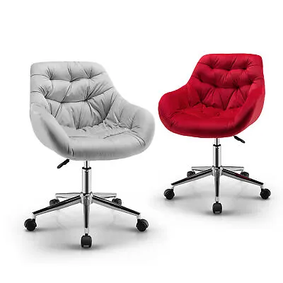 $209.95 • Buy Office Chair Adjustable Swivel Leisure Armchair Velvet Computer Desk Chair