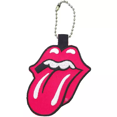 ROLLING STONES Official 'PATCH' Keyring Red Tongue • $31.89