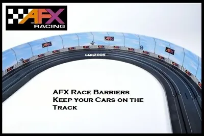 New AFX Race Barrier 3 Piece 31  Sections Mega G+ Fits AW HO Slot Car AFX 22049 • $21.95