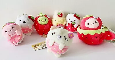 Sumikko Gurashi Strawberry Fair Cute Kawaii Kitsch Dinky Plush • £9.50