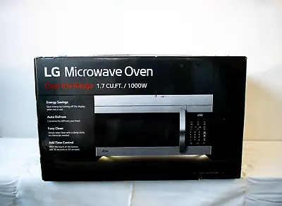 LG LMV1764ST 1.7 Cu. Ft. Over-the-Range Microwave - Stainless Steel • $150
