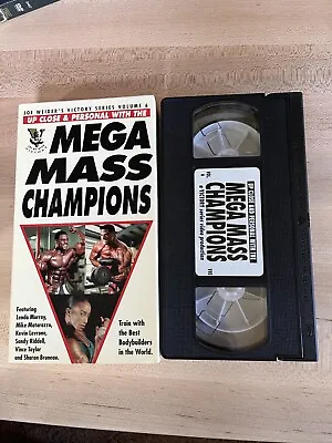 JOE WEIDER'S VICTORY SERIES VOLUME 6 UP CLOSE PERSONAL W/MEGA MASS CHAMPIONS VHS • $9.99