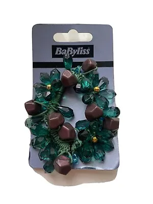 Babyliss Green Flowered Jewel Bracelet Fashion Formal Wedding Party Bracelet • £3.49