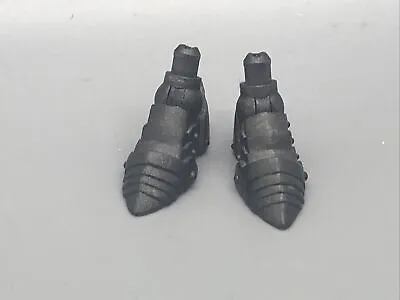 $13.99 • Buy Gray Feet Boots Shoes Knight Legs Skeleton Builder Mythic Legions Part Fodder