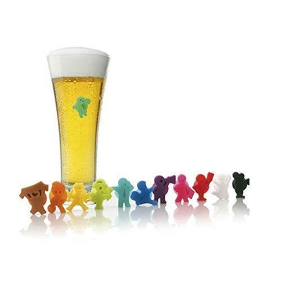 $11.59 • Buy Vacu Vin Party People Glass Markers - Set Of 12