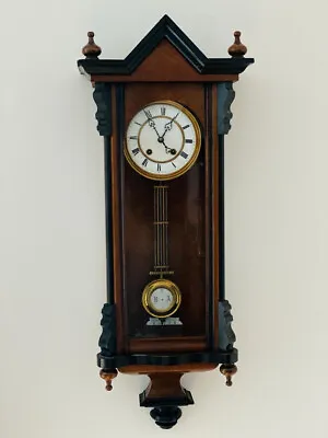 Antique 19th Century Vienna Wall Clock **AMAZING EXAMPLE** • £325