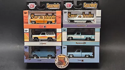 M2 Machines Squarebody Syndicate Complete Set Of 6 W/ Sleeve 2024 ++++++++++++++ • $99.99