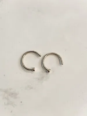 18g Surgical Steel Earring Rose Gold Colored NEW Open Nail • $4.99
