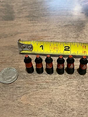 1:12 Scale X6 Pop Soda Bottles Miniature Dollhouse Mini Tiny Food Accessories  • $10